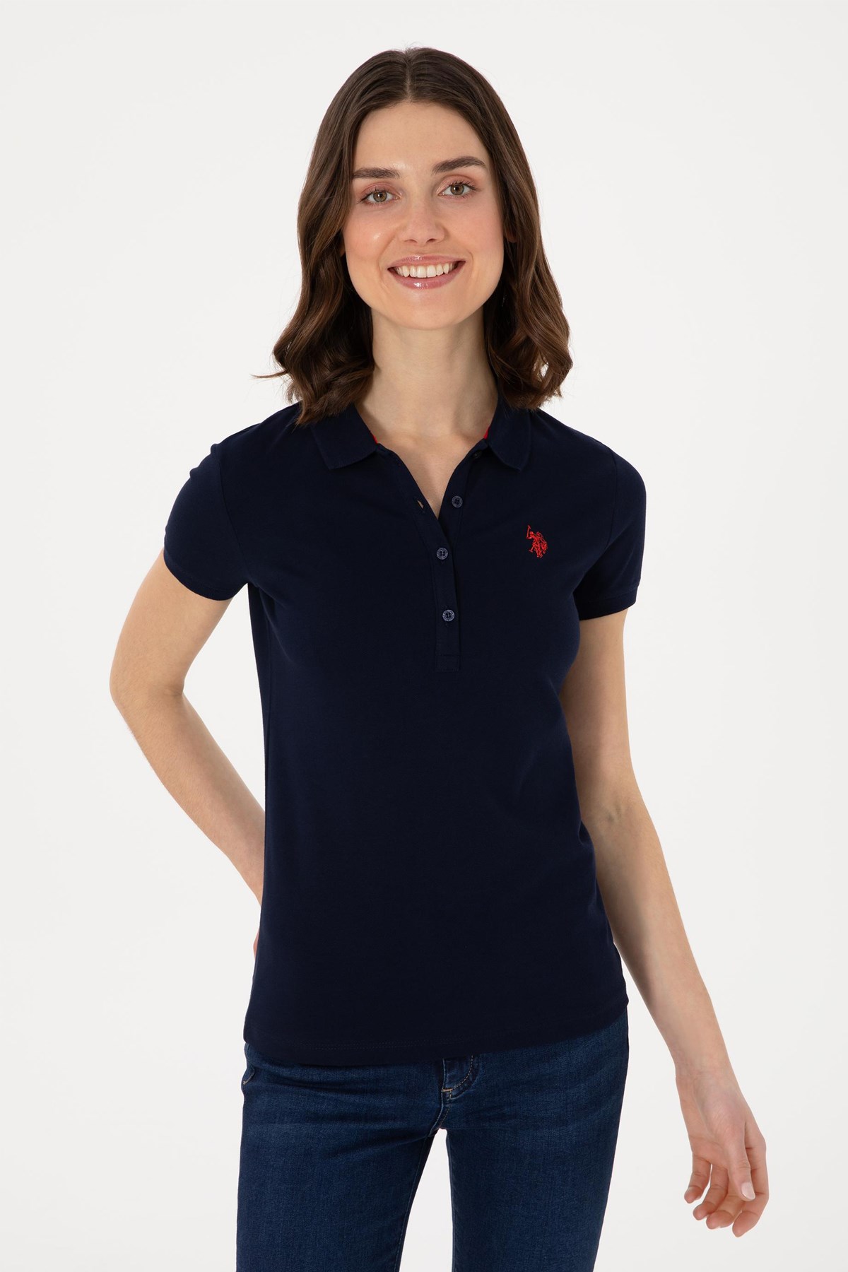 Us. Polo Assn. Kadın Tişört 50300830-Vr033 Lacivert