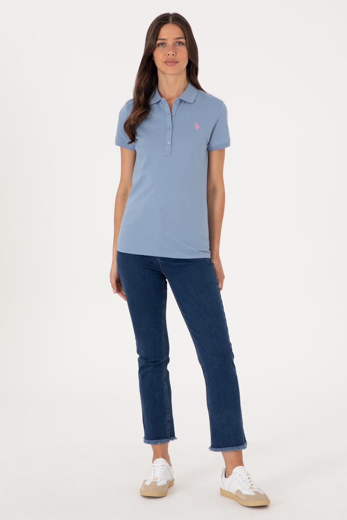 Us. Polo Assn. Kadın Tişört 50300830-Vr036 Mavi