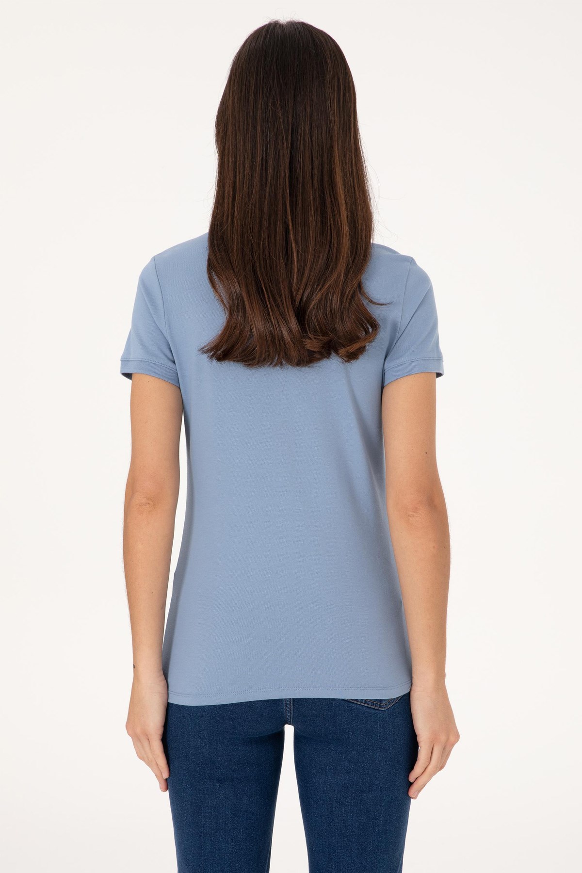 Us. Polo Assn. Kadın Tişört 50300830-Vr036 Mavi