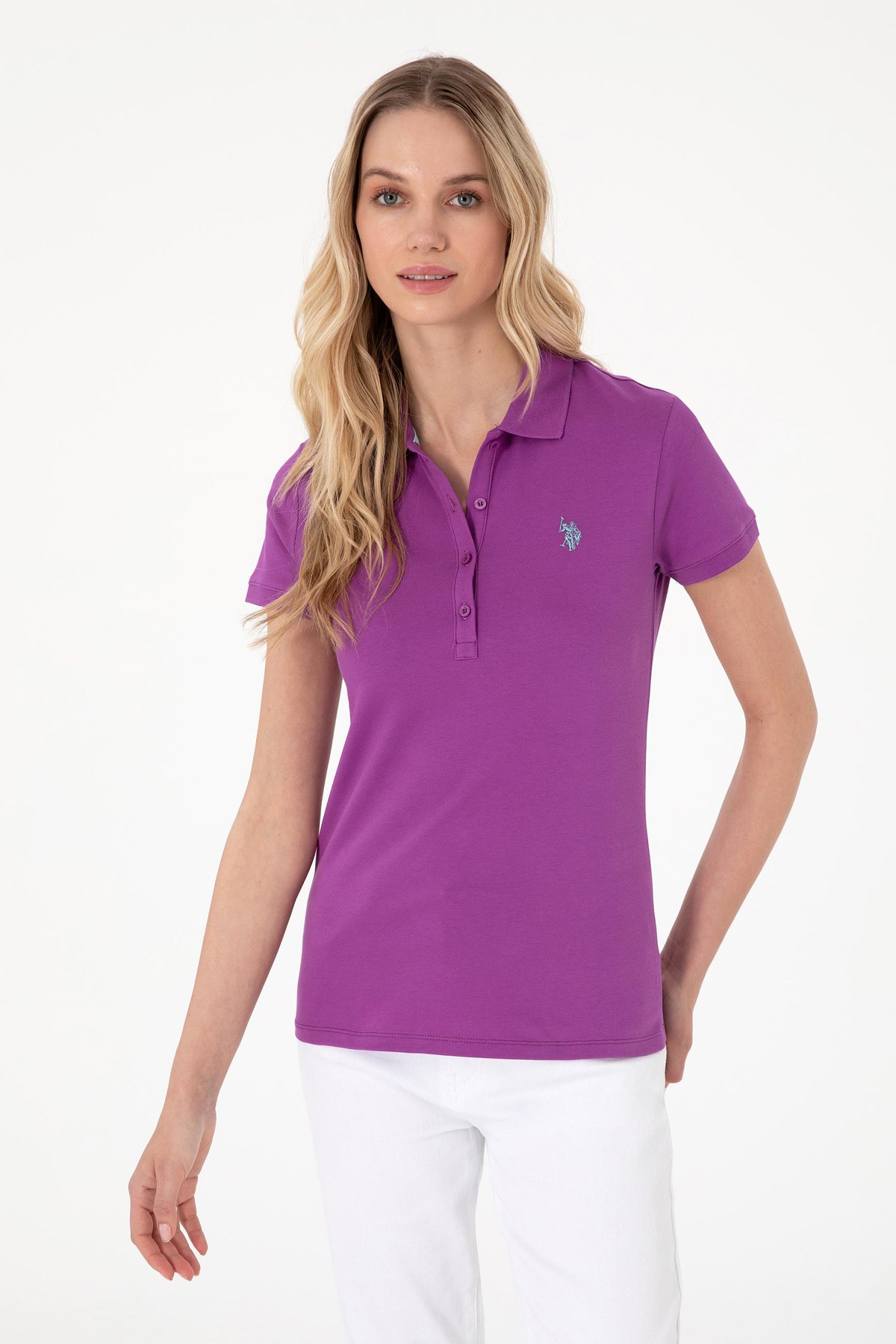 Us. Polo Assn. Kadın Tişört 50300830-Vr037 Mor