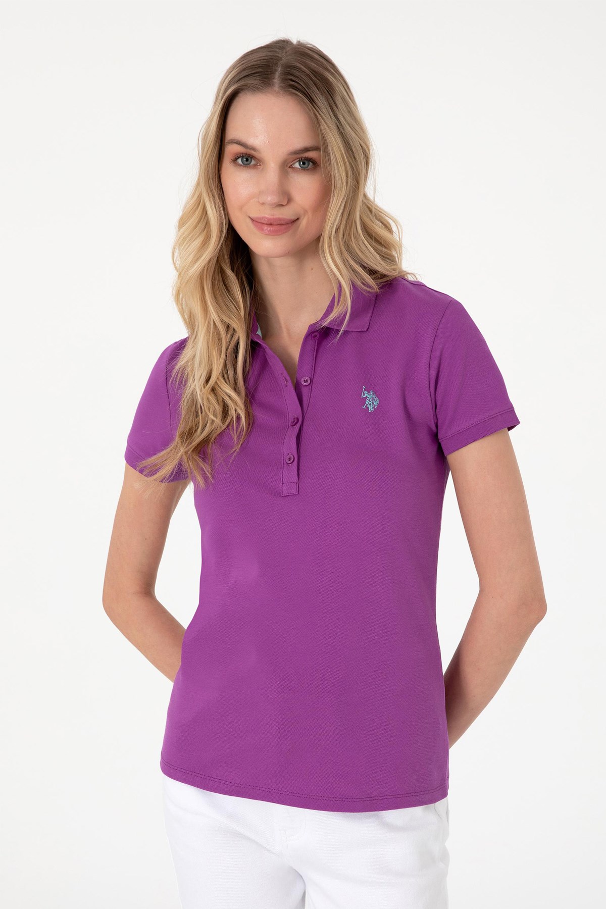 Us. Polo Assn. Kadın Tişört 50300830-Vr037 Mor