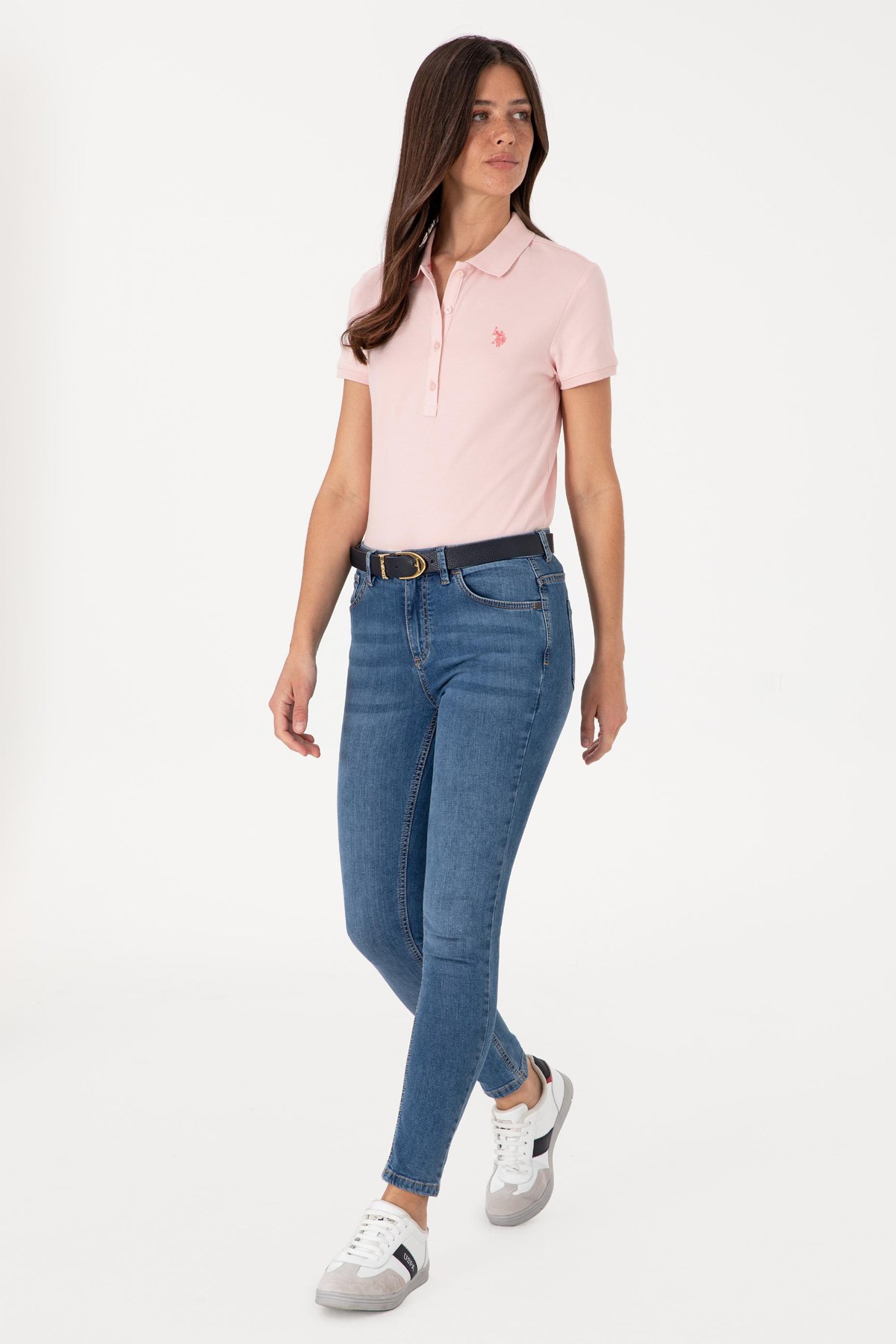 Us. Polo Assn. Kadın Tişört 50300830-Vr042 Pembe