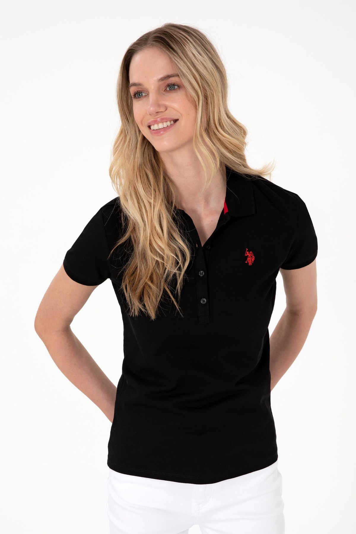Us. Polo Assn. Kadın Tişört 50300830-Vr046 Siyah