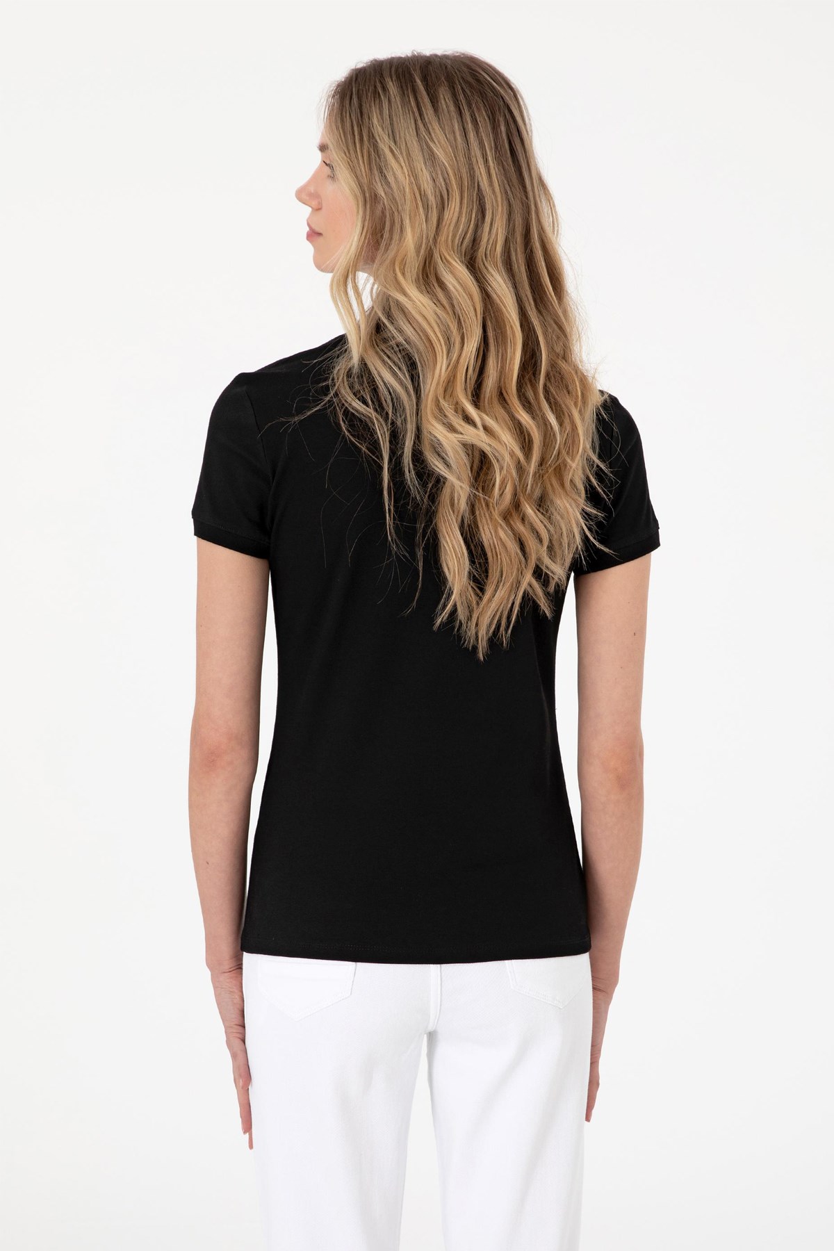 Us. Polo Assn. Kadın Tişört 50300830-Vr046 Siyah