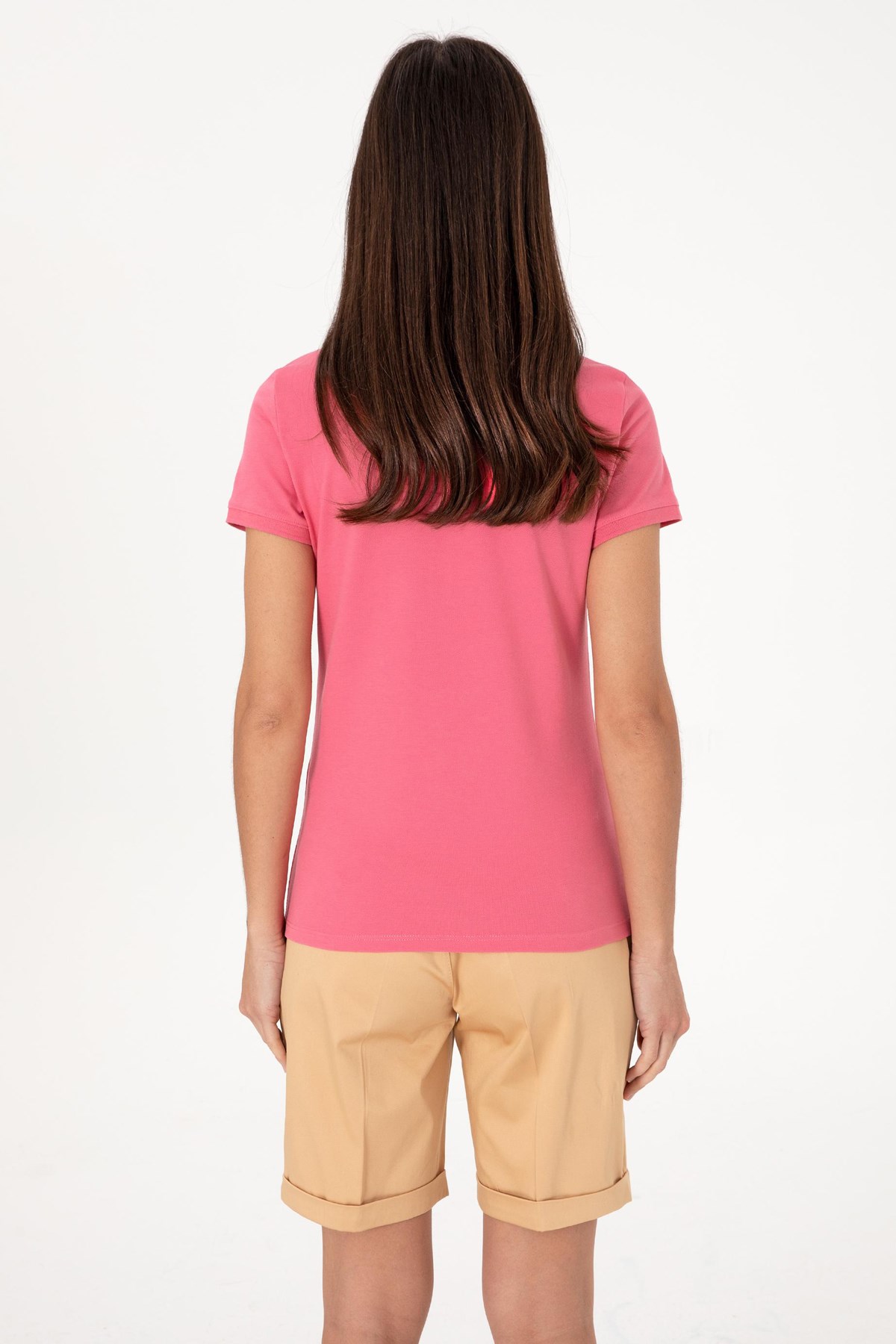 Us. Polo Assn. Kadın Tişört 50300830-Vr167 Pembe