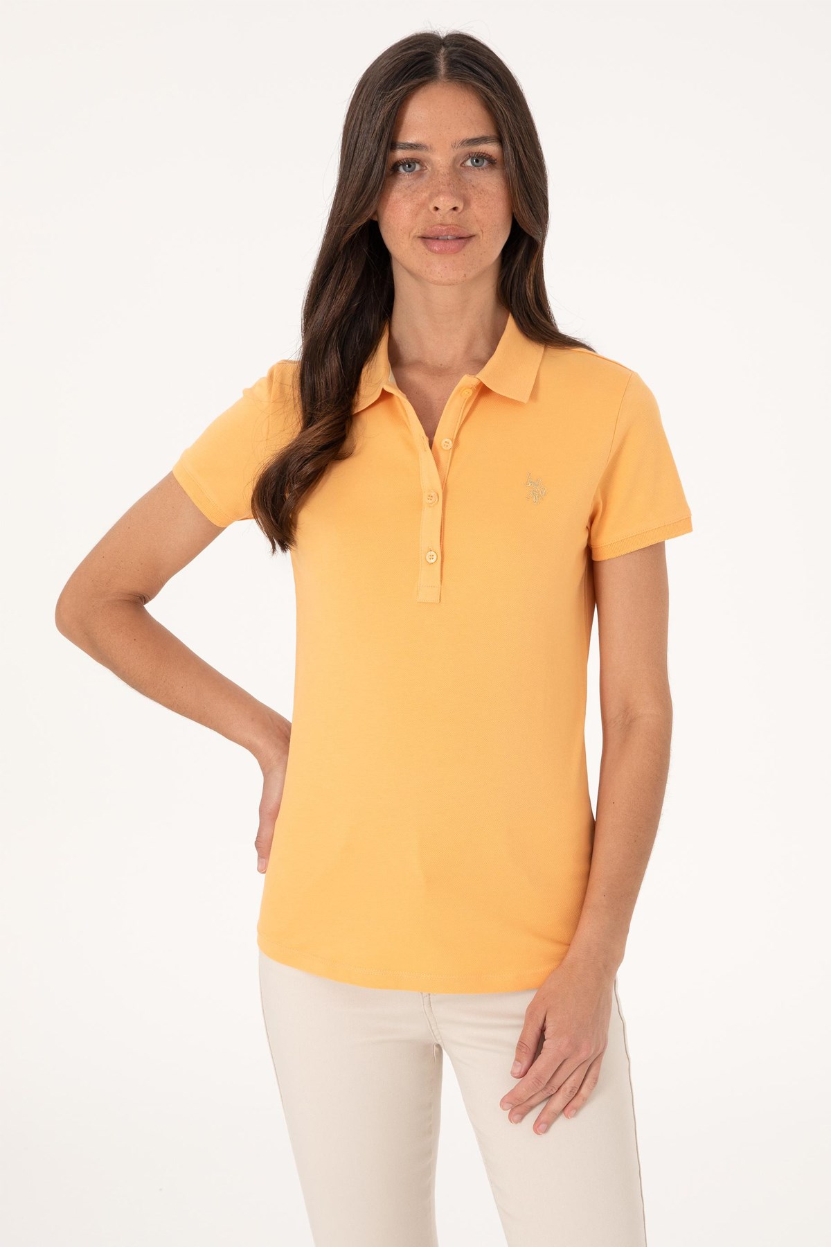 Us. Polo Assn. Kadın Tişört 50300830-Vr202 Sarı