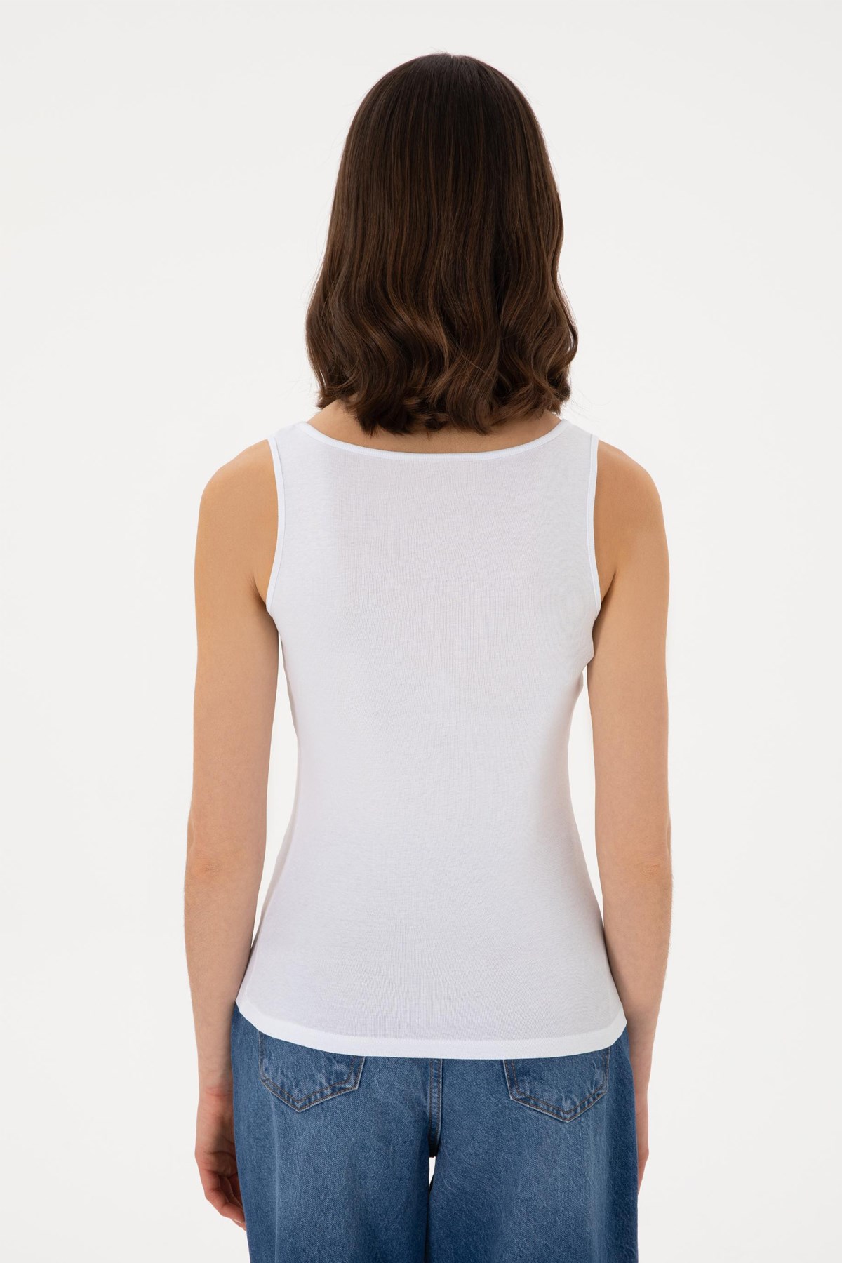 Us. Polo Assn. Kadın Tişört 50300895-Vr013 Beyaz