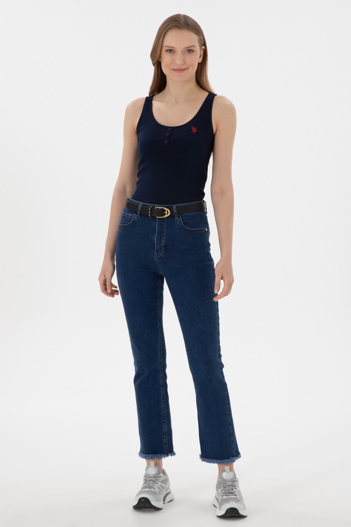 Us. Polo Assn. Kadın Tişört 50300895-Vr033 Lacivert