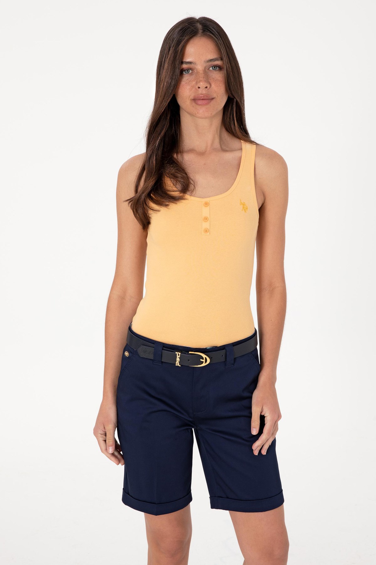 Us. Polo Assn. Kadın Tişört 50300895-Vr202 Sarı