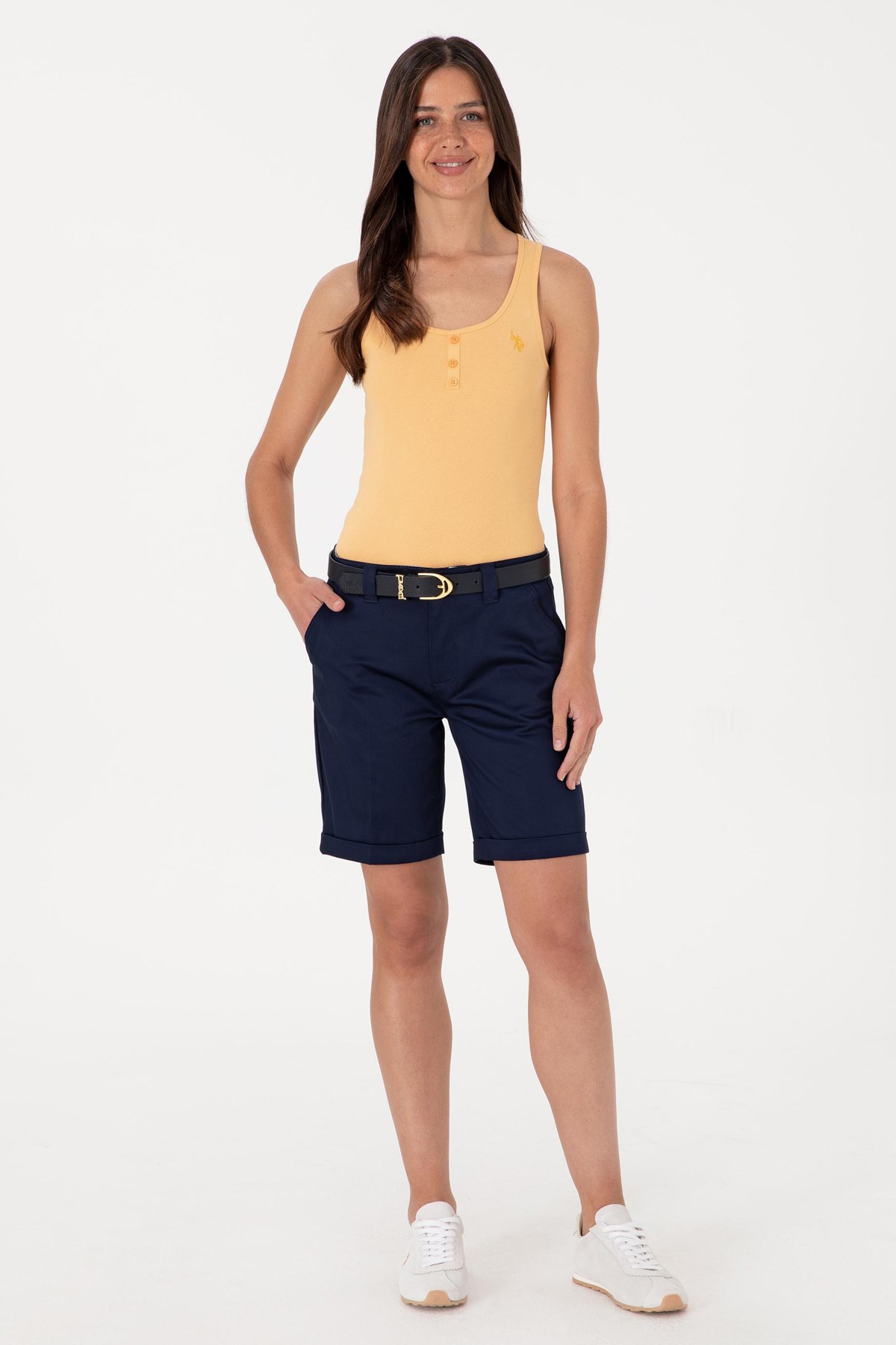 Us. Polo Assn. Kadın Tişört 50300895-Vr202 Sarı