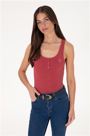 Us. Polo Assn. Kadın Tişört 50300895-Vr223 Bordo