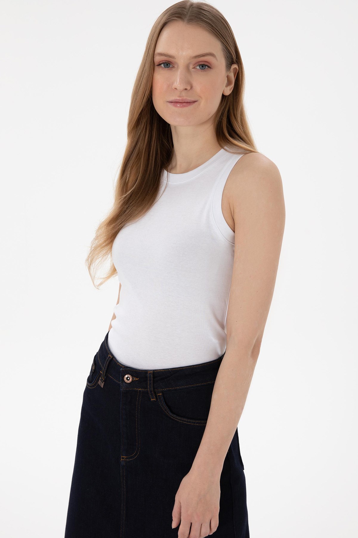 Us. Polo Assn. Kadın Tişört 50300904-Vr013 Beyaz