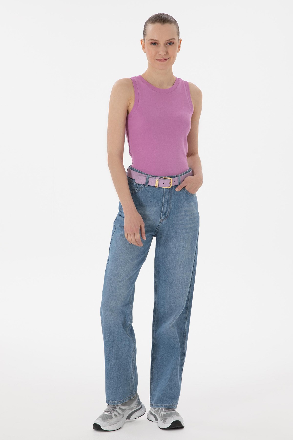 Us. Polo Assn. Kadın Tişört 50300904-Vr023 Pembe
