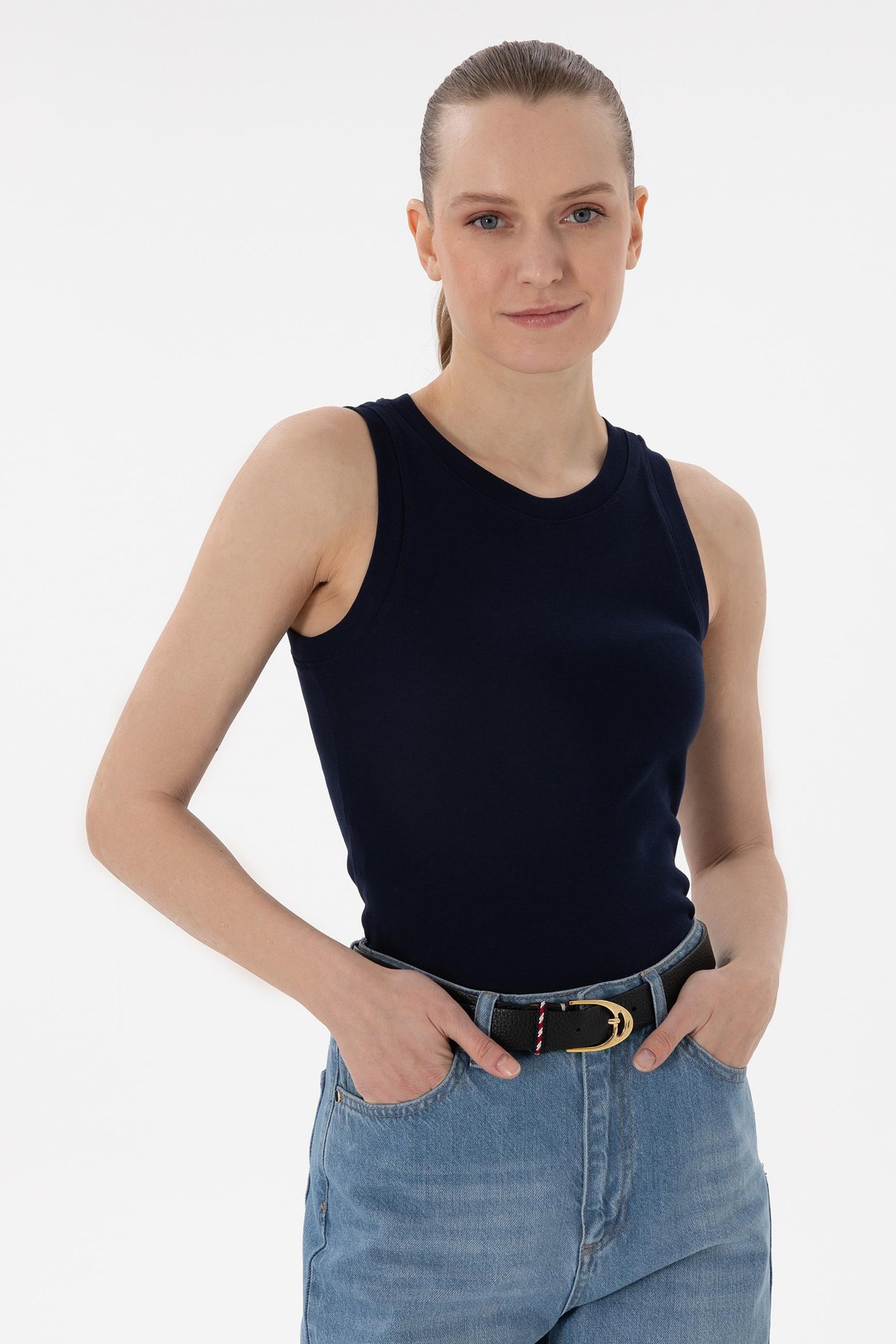 Us. Polo Assn. Kadın Tişört 50300904-Vr033 Lacivert