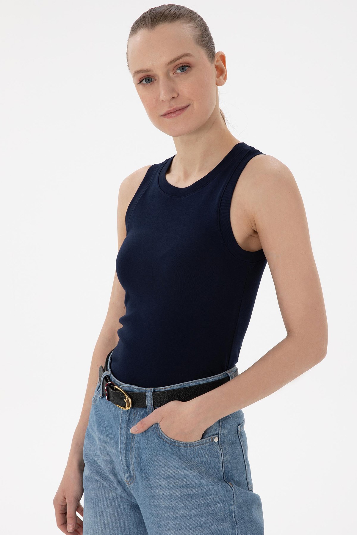 Us. Polo Assn. Kadın Tişört 50300904-Vr033 Lacivert