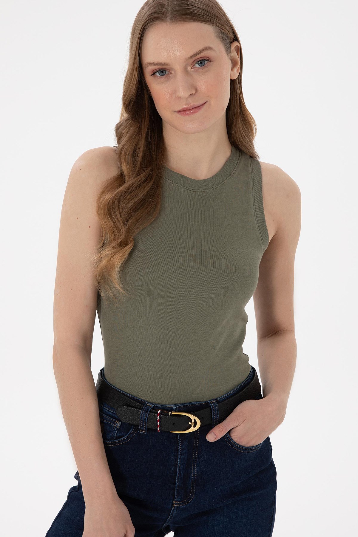Us. Polo Assn. Kadın Tişört 50300904-Vr111 Haki