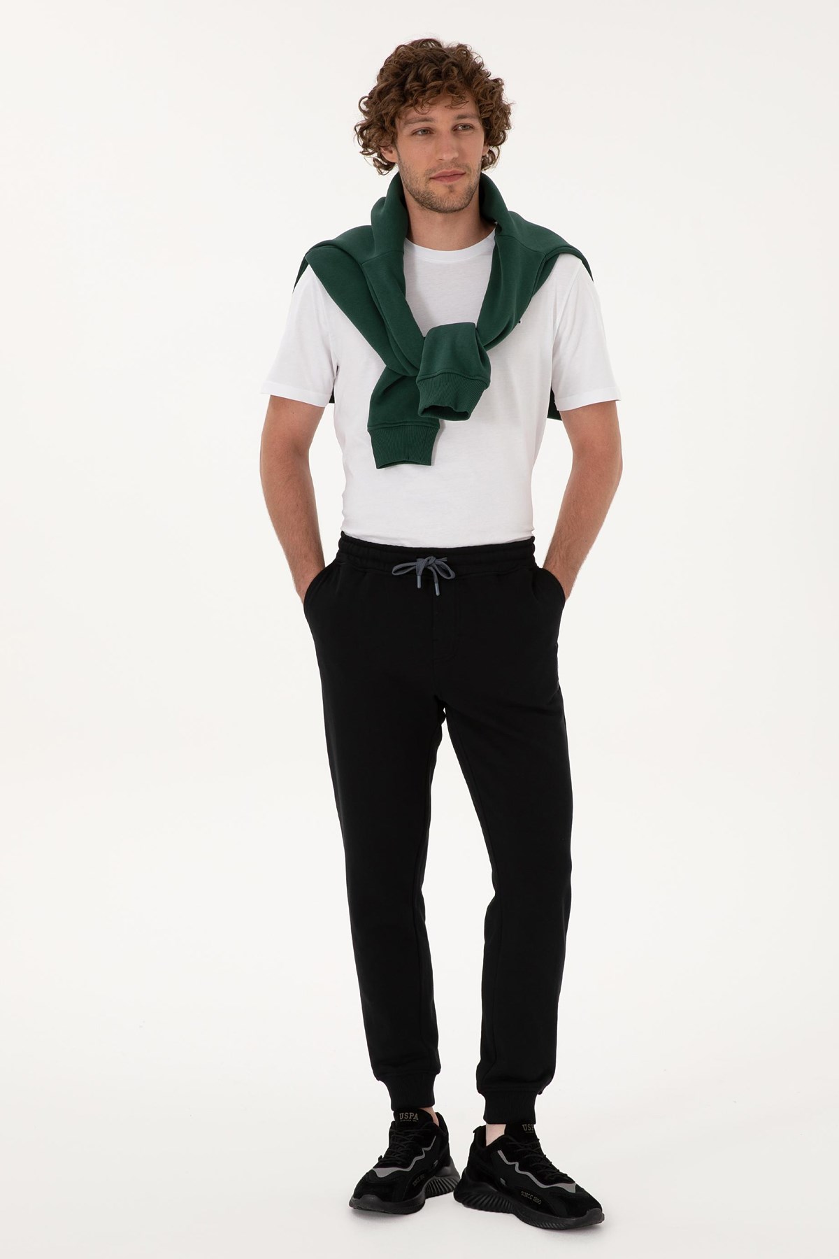 U.S. Polo Assn. Erkek Eşofman Altı 50307683-VR046 Siyah