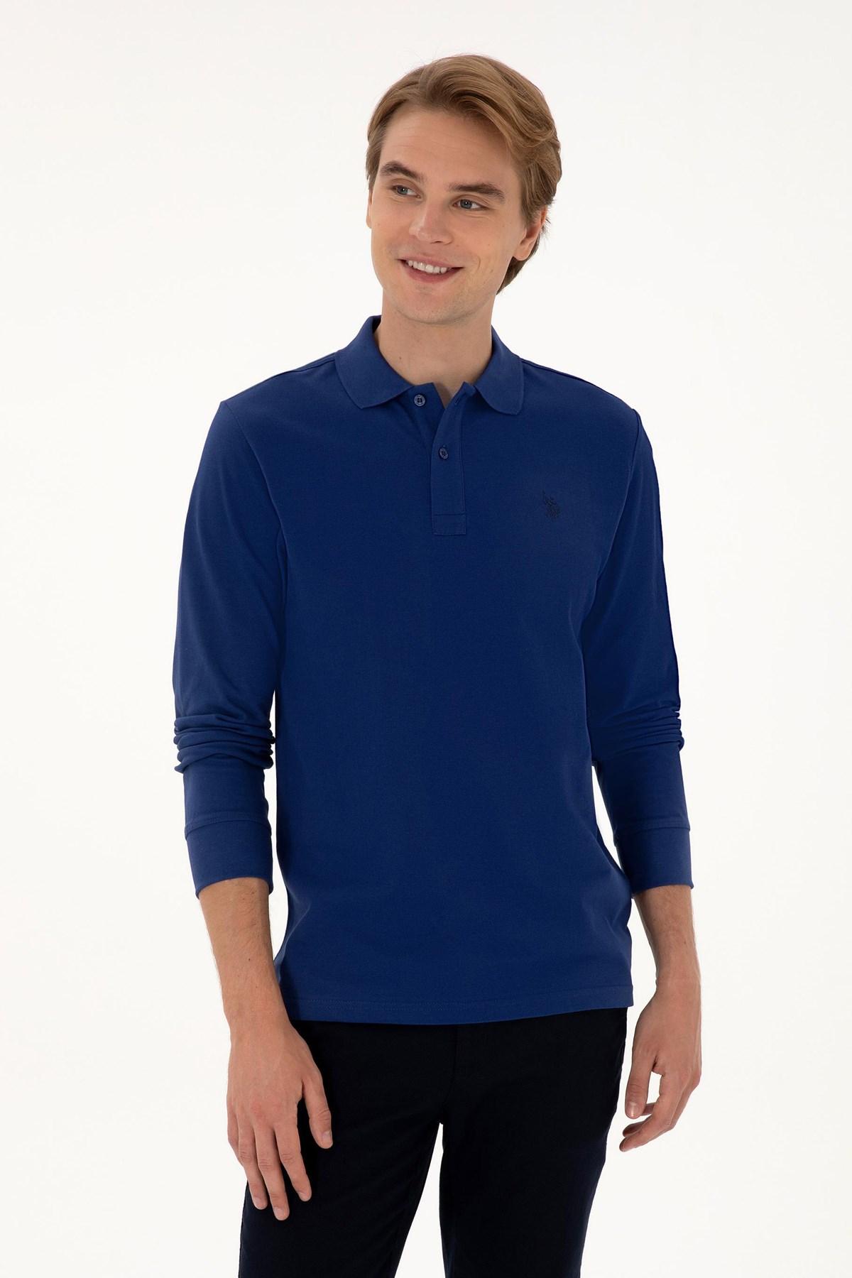 U.S. Polo Assn. Erkek Sweatshirt 50307688-VR028 İndigo