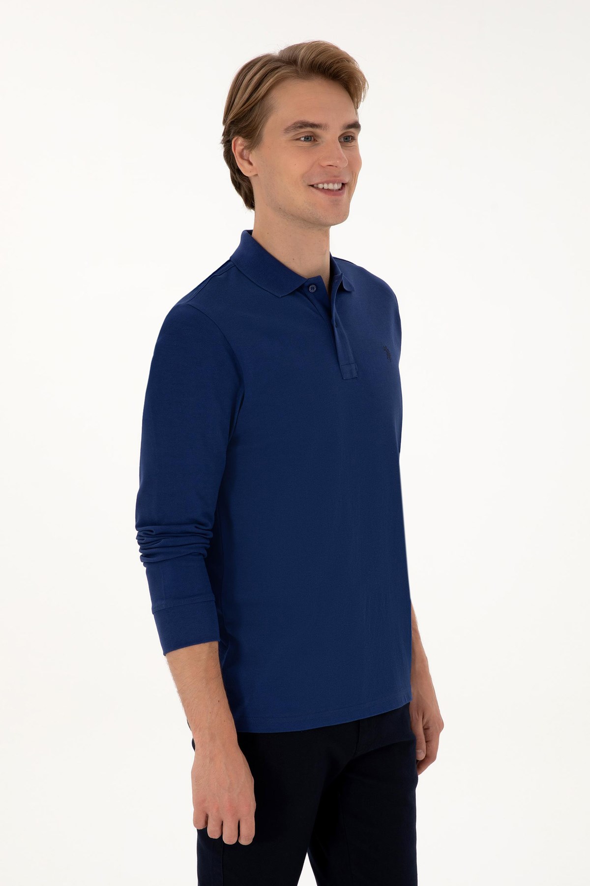 U.S. Polo Assn. Erkek Sweatshirt 50307688-VR028 İndigo