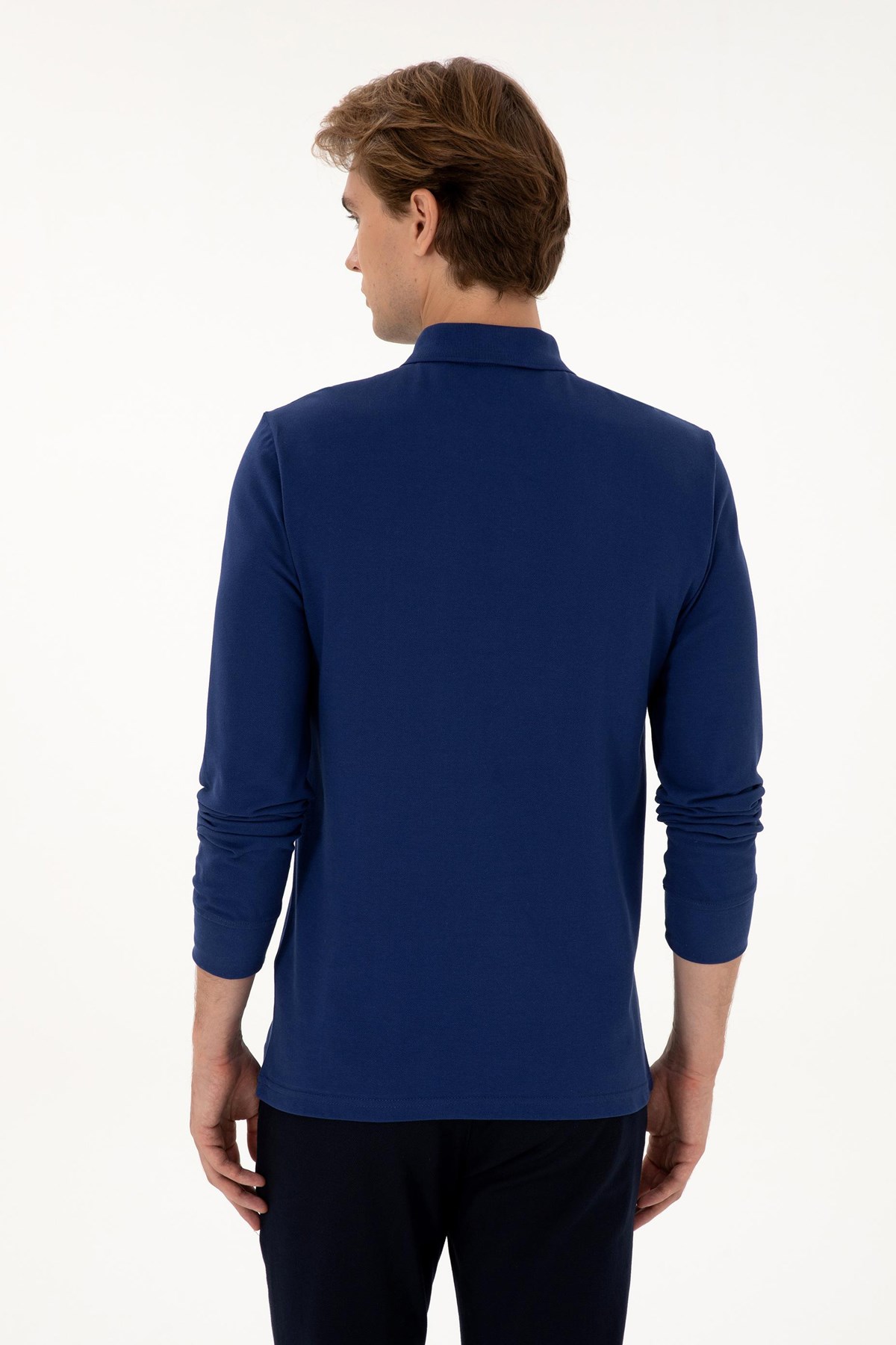 U.S. Polo Assn. Erkek Sweatshirt 50307688-VR028 İndigo