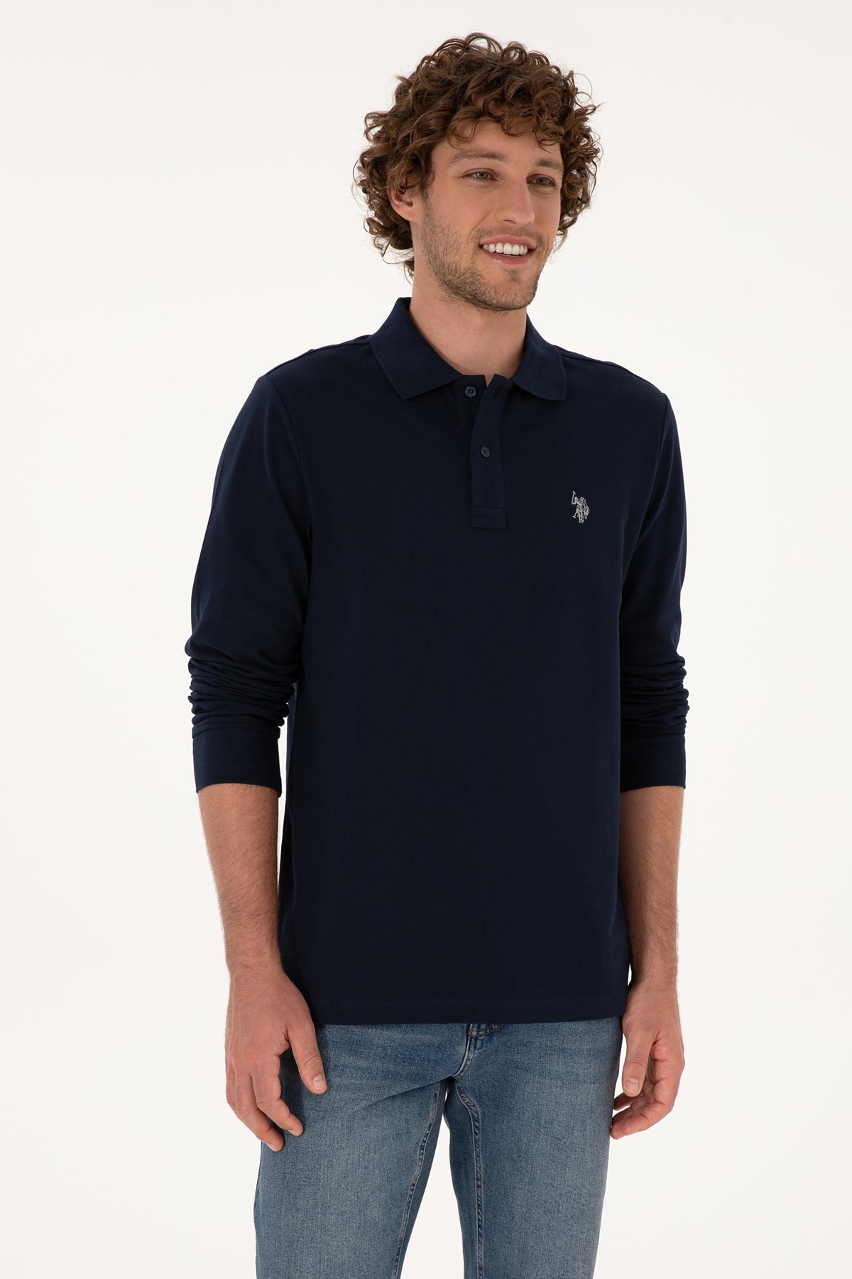U.S. Polo Assn. Erkek Sweatshirt 50307688-VR033 Lacivert