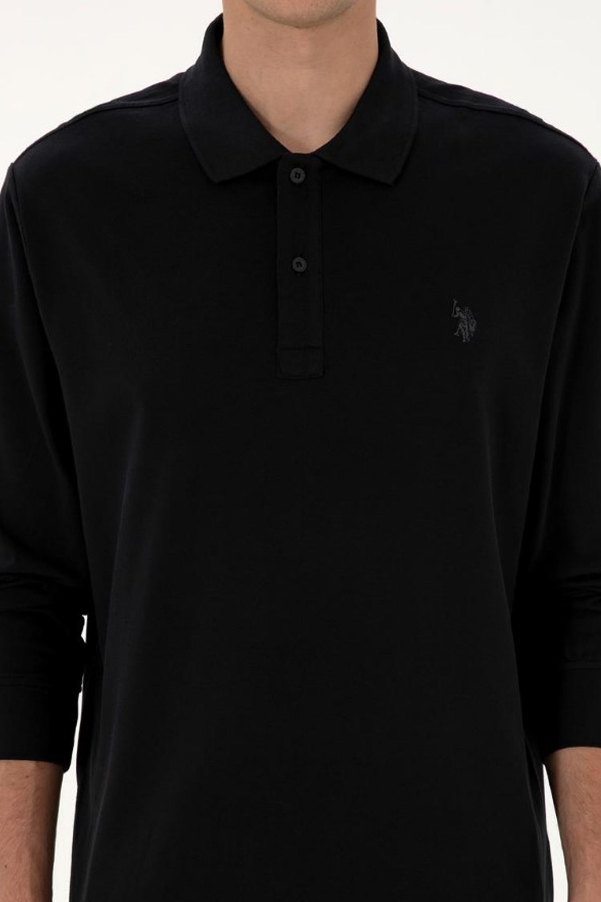 U.S. Polo Assn. Erkek Sweatshirt 50307688-VR046 Siyah