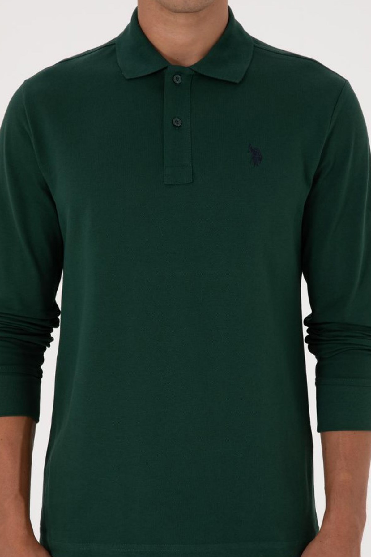 U.S. Polo Assn. Erkek Sweatshirt 50307688-VR079 Yeşil