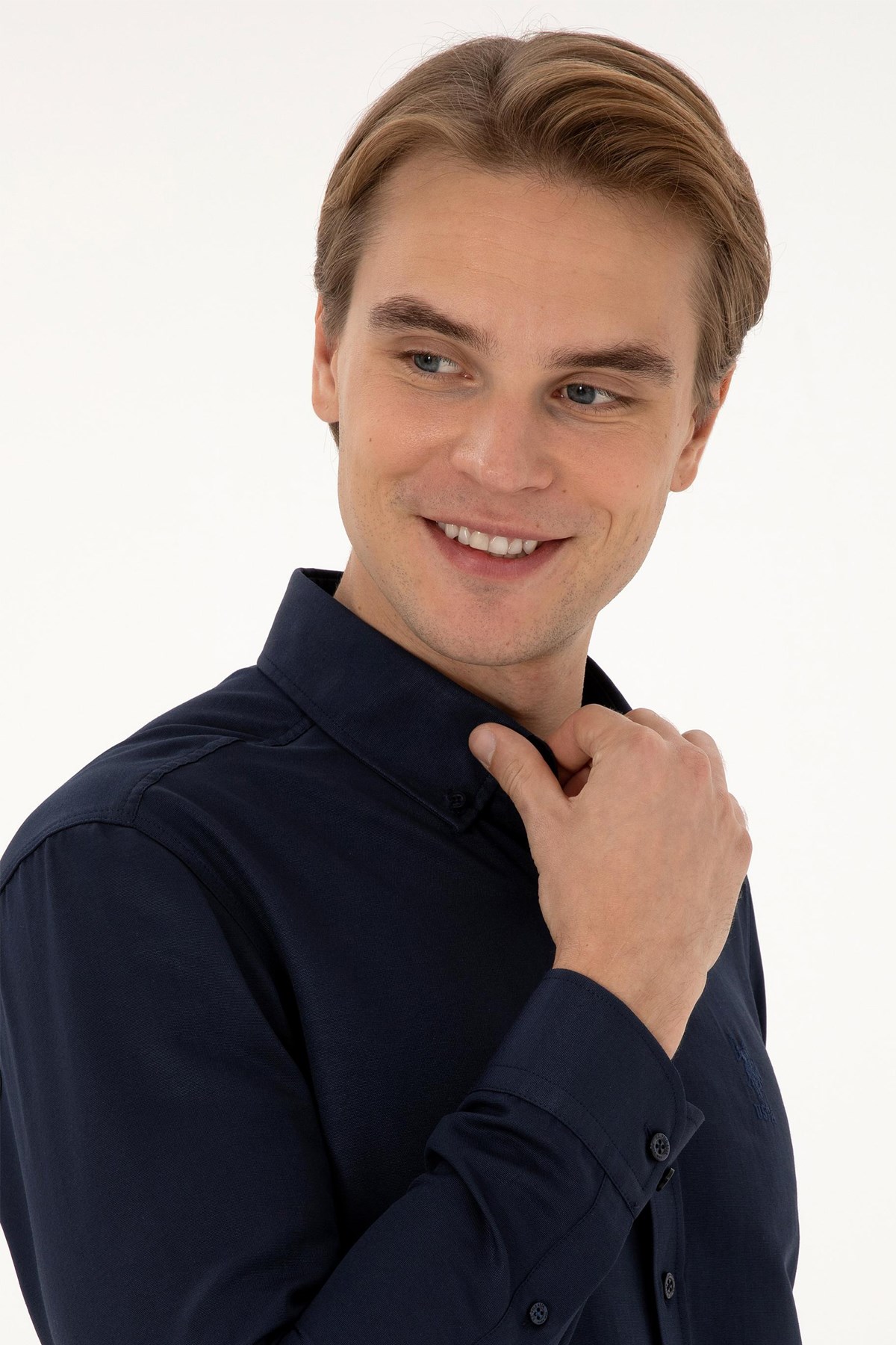 U.S. Polo Assn. Erkek Gömlek 50307693-VR033 Lacivert