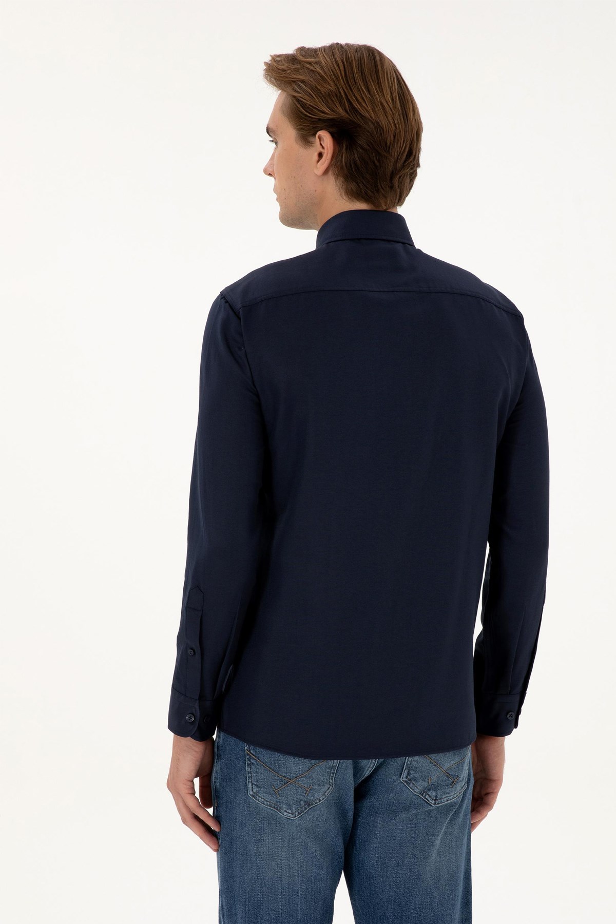 U.S. Polo Assn. Erkek Gömlek 50307693-VR033 Lacivert