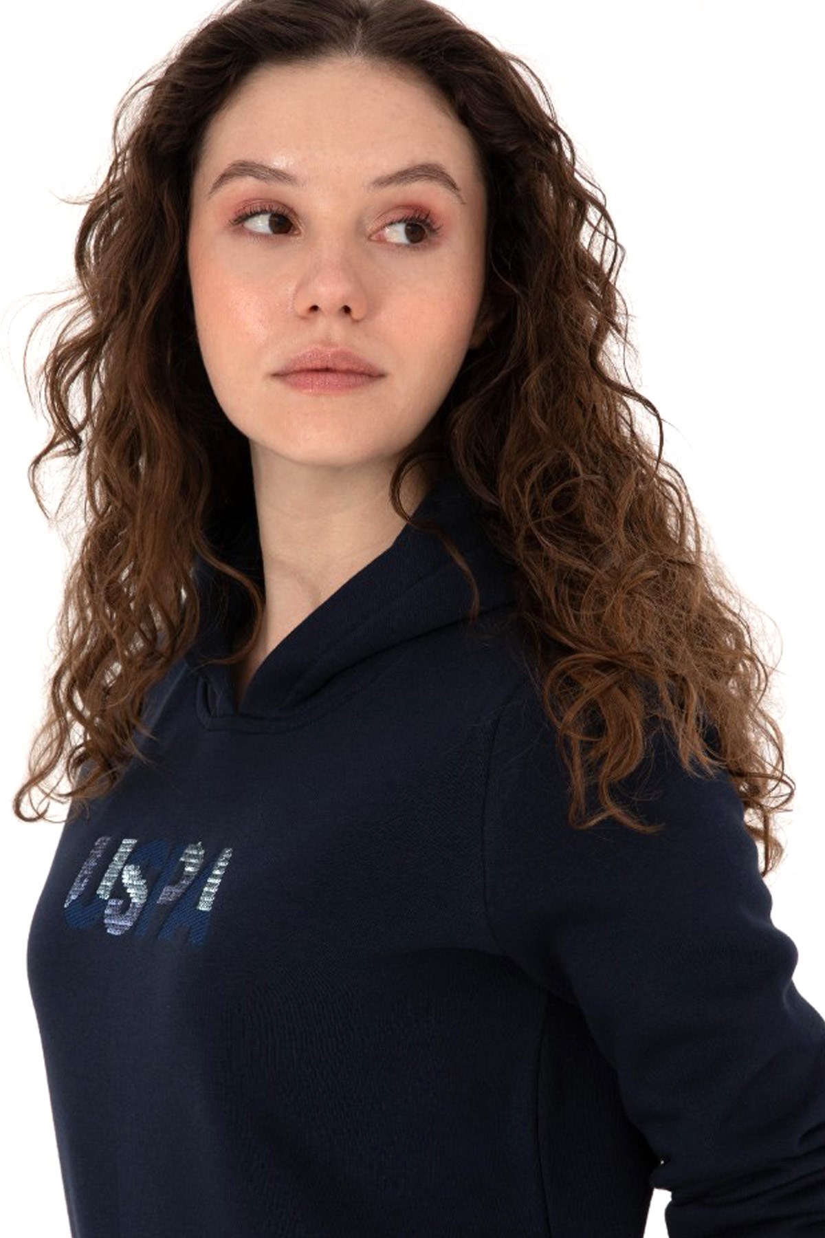 U.S. Polo Assn. Kadın Sweatshirt 50307711-VR033 Lacivert