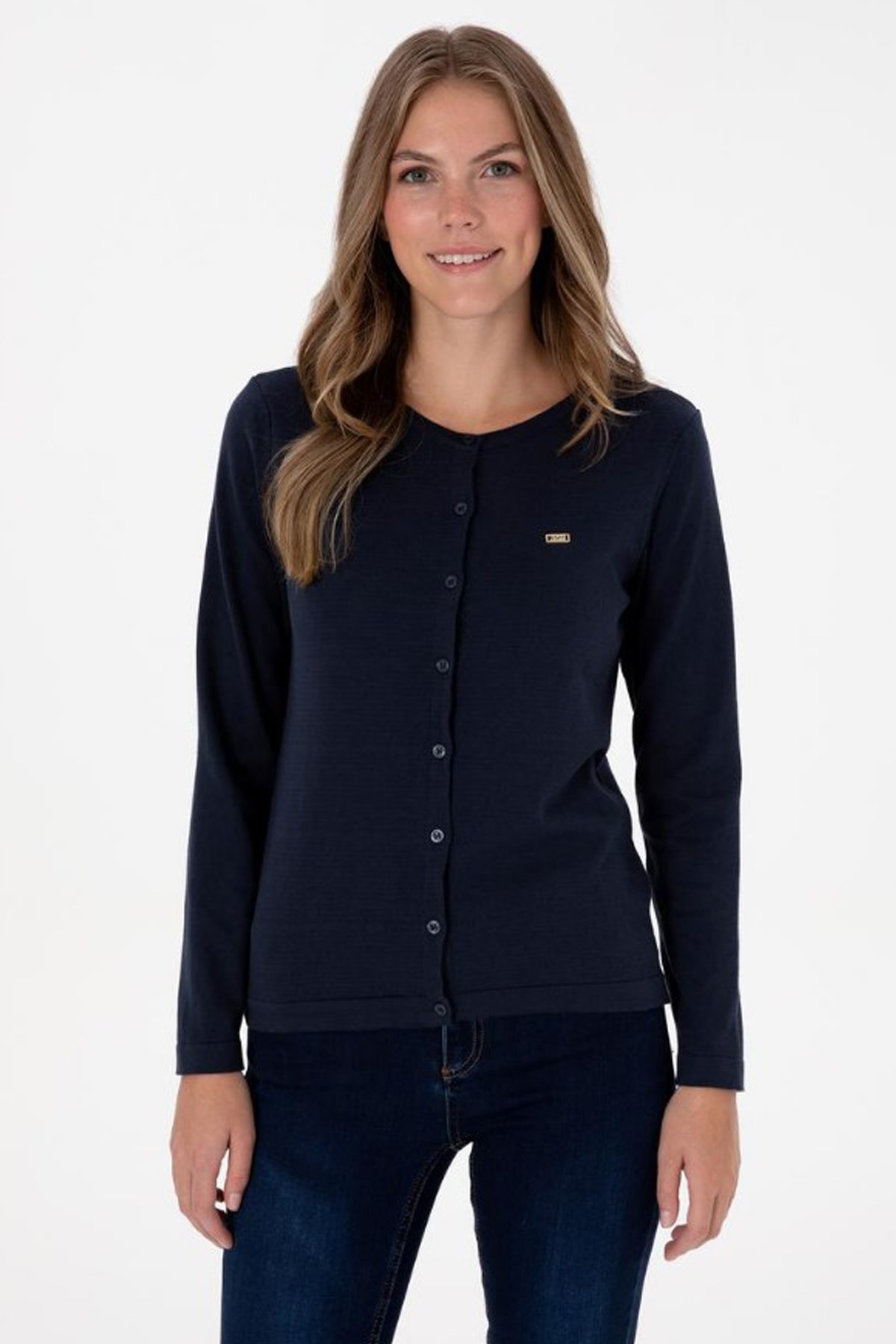 U.S. Polo Assn. Kadın Hırka 50307719-VR033 Lacivert
