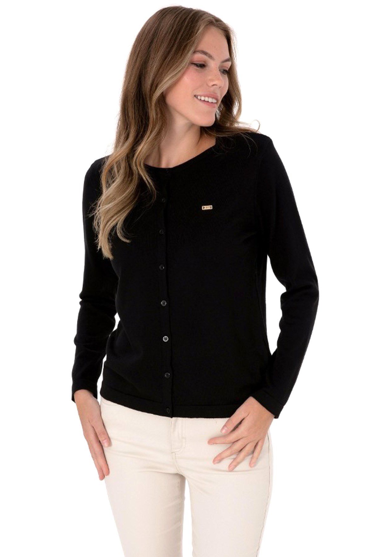 U.S. Polo Assn. Kadın Hırka 50307719-VR046 Siyah