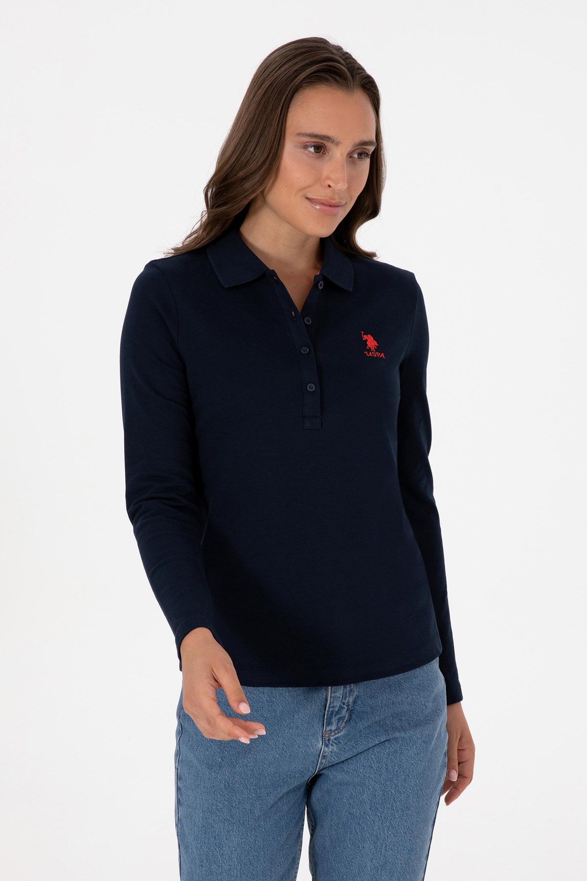 U.S. Polo Assn. Kadın Sweatshirt 50307755-VR033 Lacivert