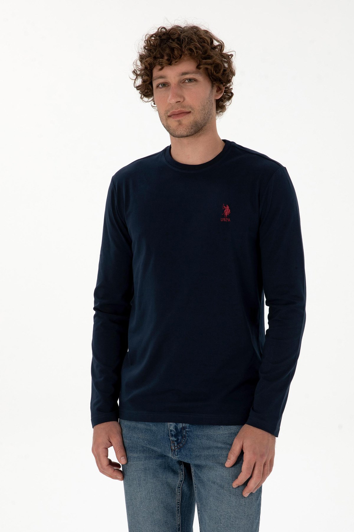 U.S. Polo Assn. Erkek Sweatshirt 50307762-VR033 Lacivert