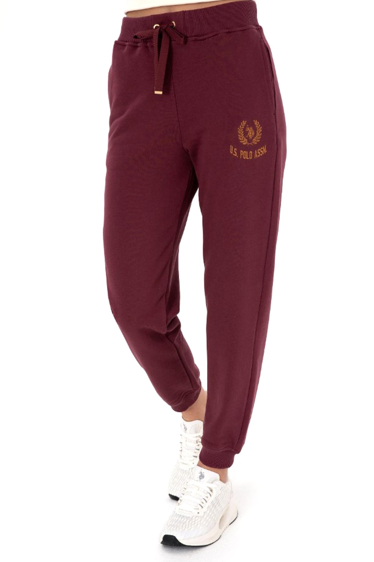U.S. Polo Assn. Kadın Eşofman Altı 50307788-VR177 Bordo