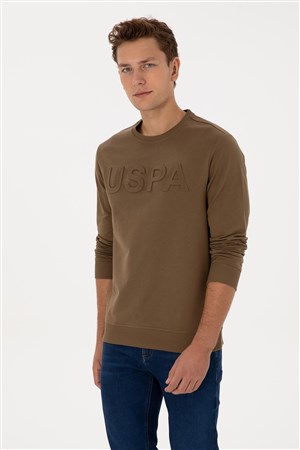 U.S. Polo Assn. Erkek Sweatshirt 50307793-VR027 Haki