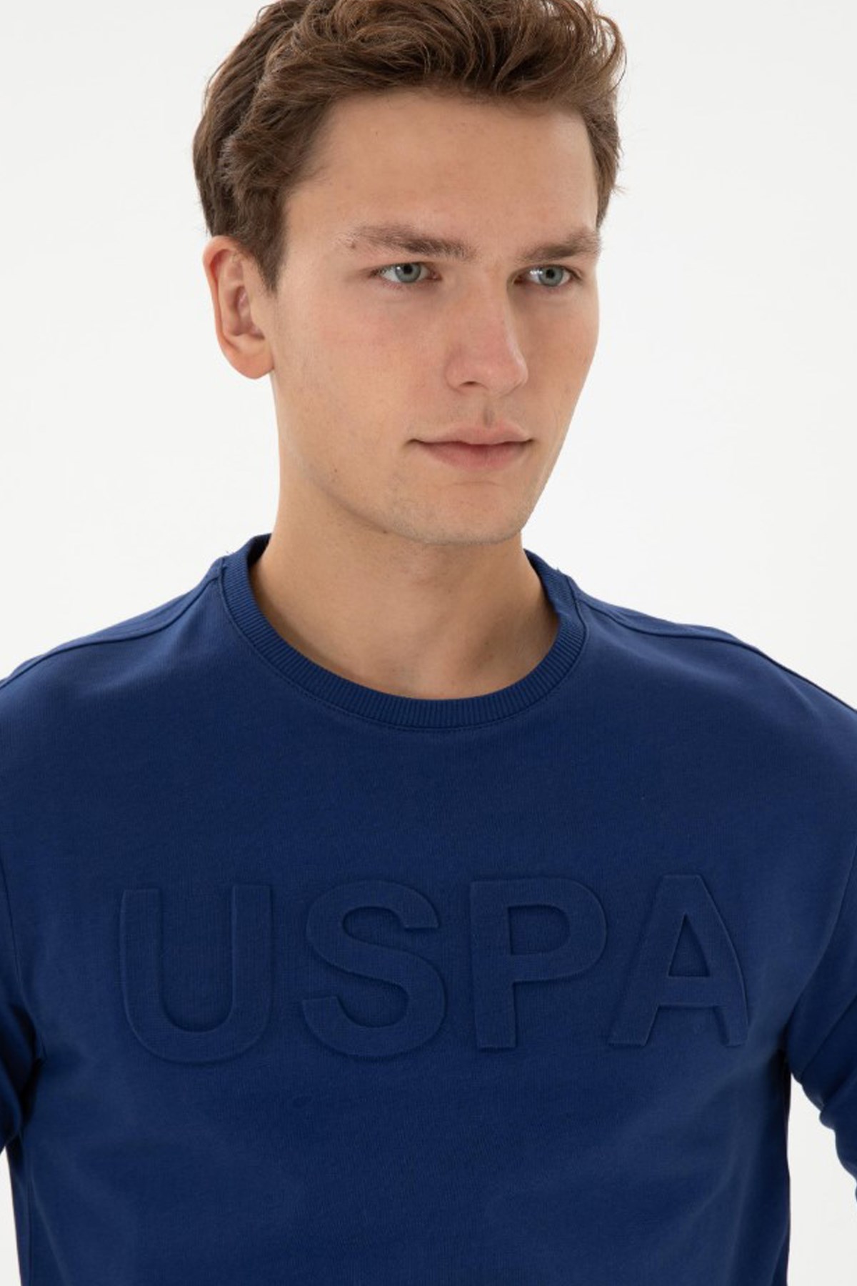 U.S. Polo Assn. Erkek Sweatshirt 50307793-VR028 İndigo