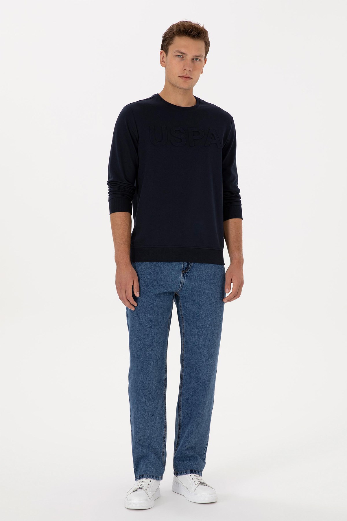 U.S. Polo Assn. Erkek Sweatshirt 50307793-VR033 Lacivert