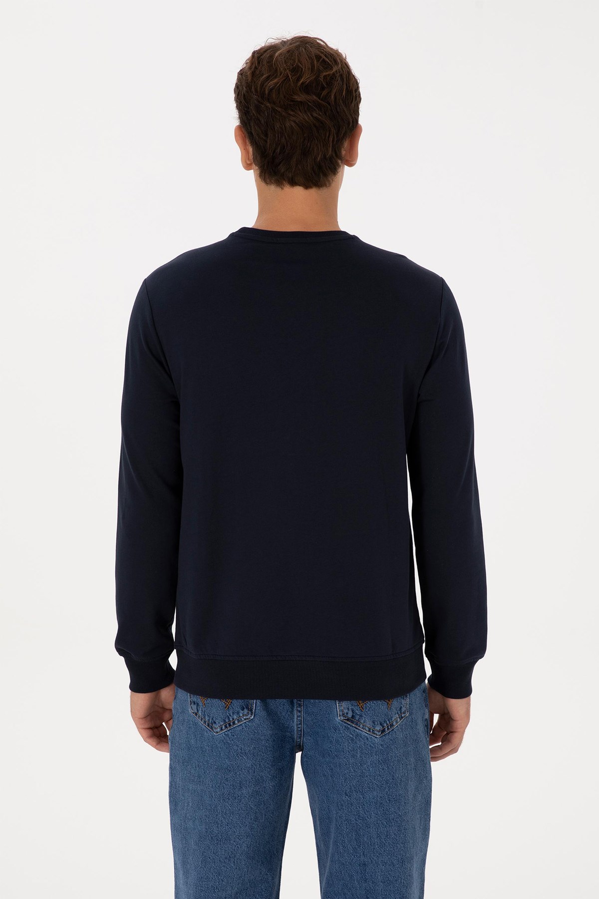 U.S. Polo Assn. Erkek Sweatshirt 50307793-VR033 Lacivert