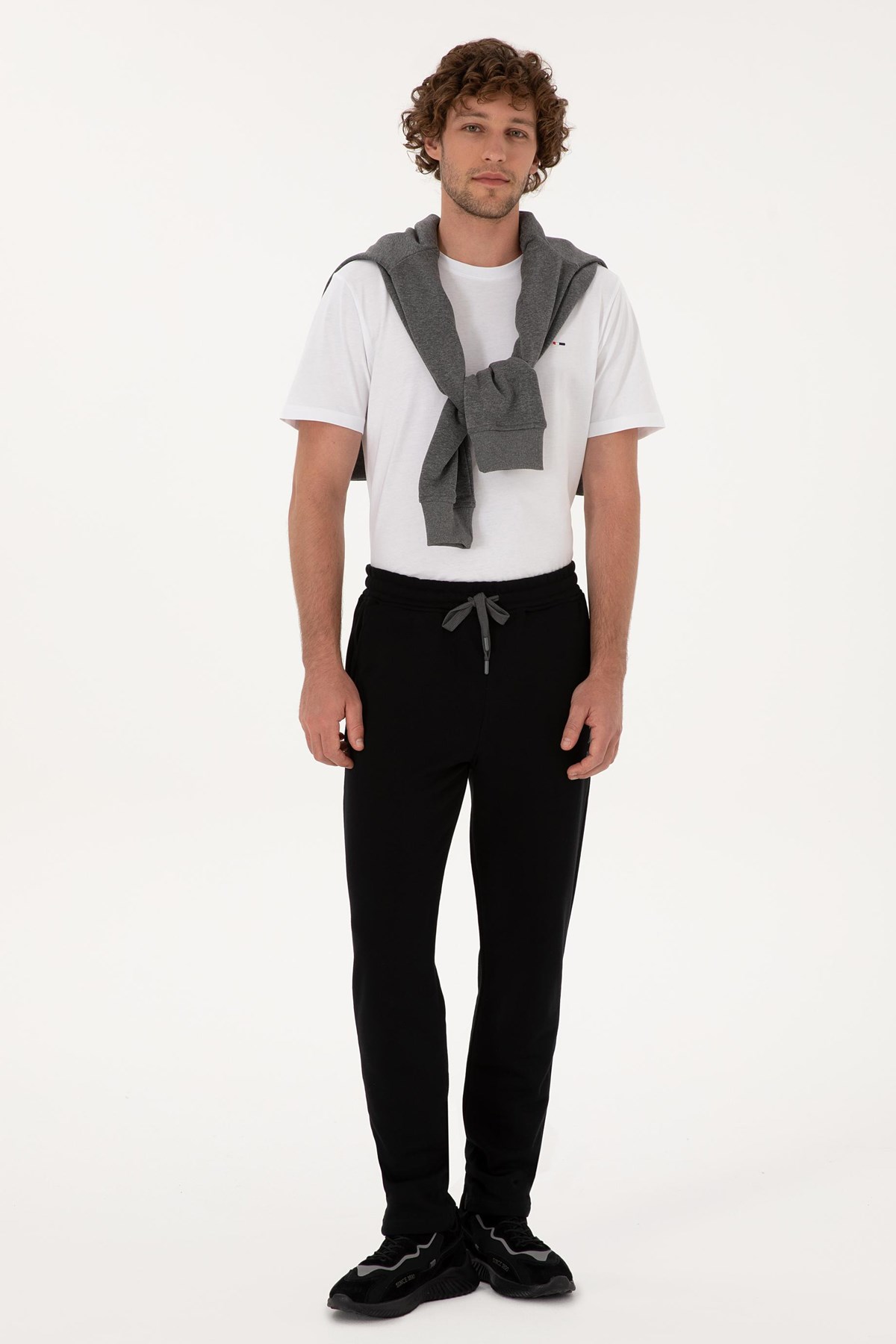 U.S. Polo Assn. Erkek Eşofman Altı 50307803-VR046 Siyah