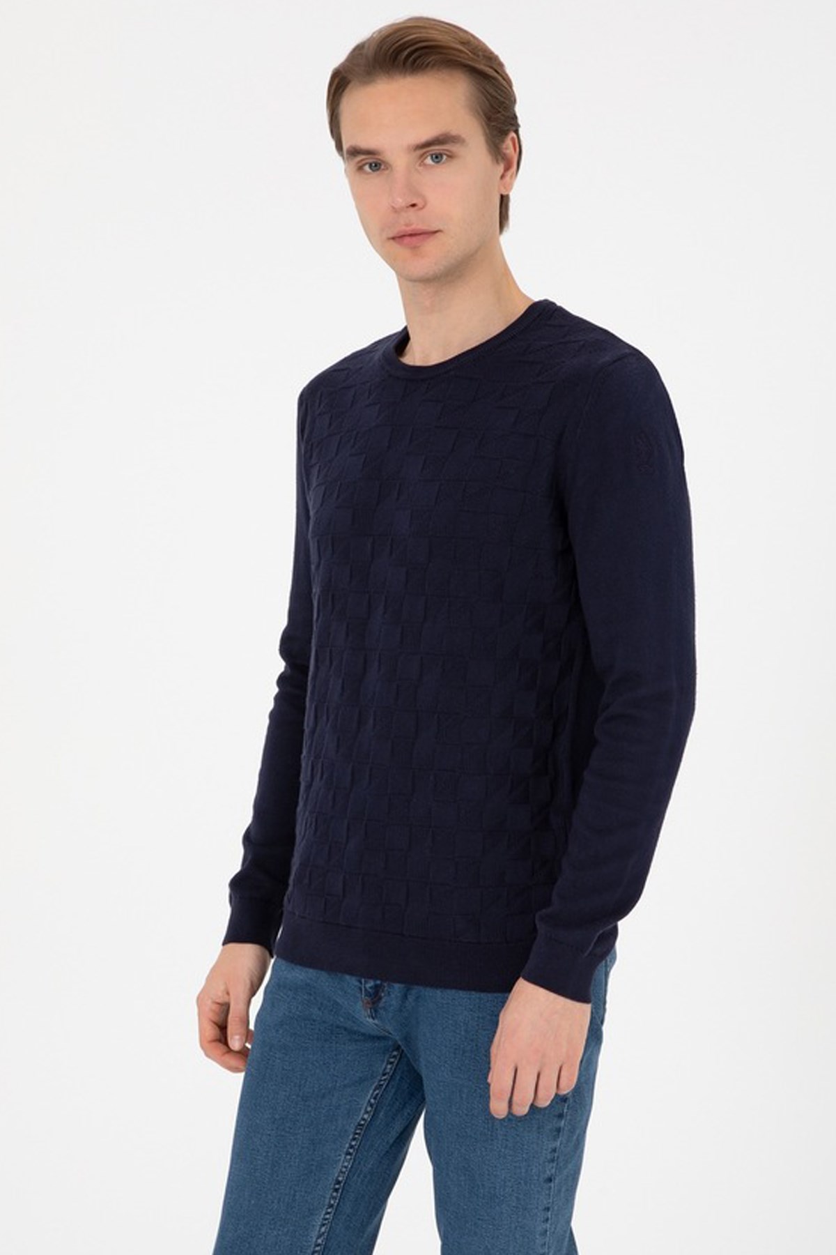 U.S. Polo Assn. Erkek Kazak 50307982-VR033 Lacivert