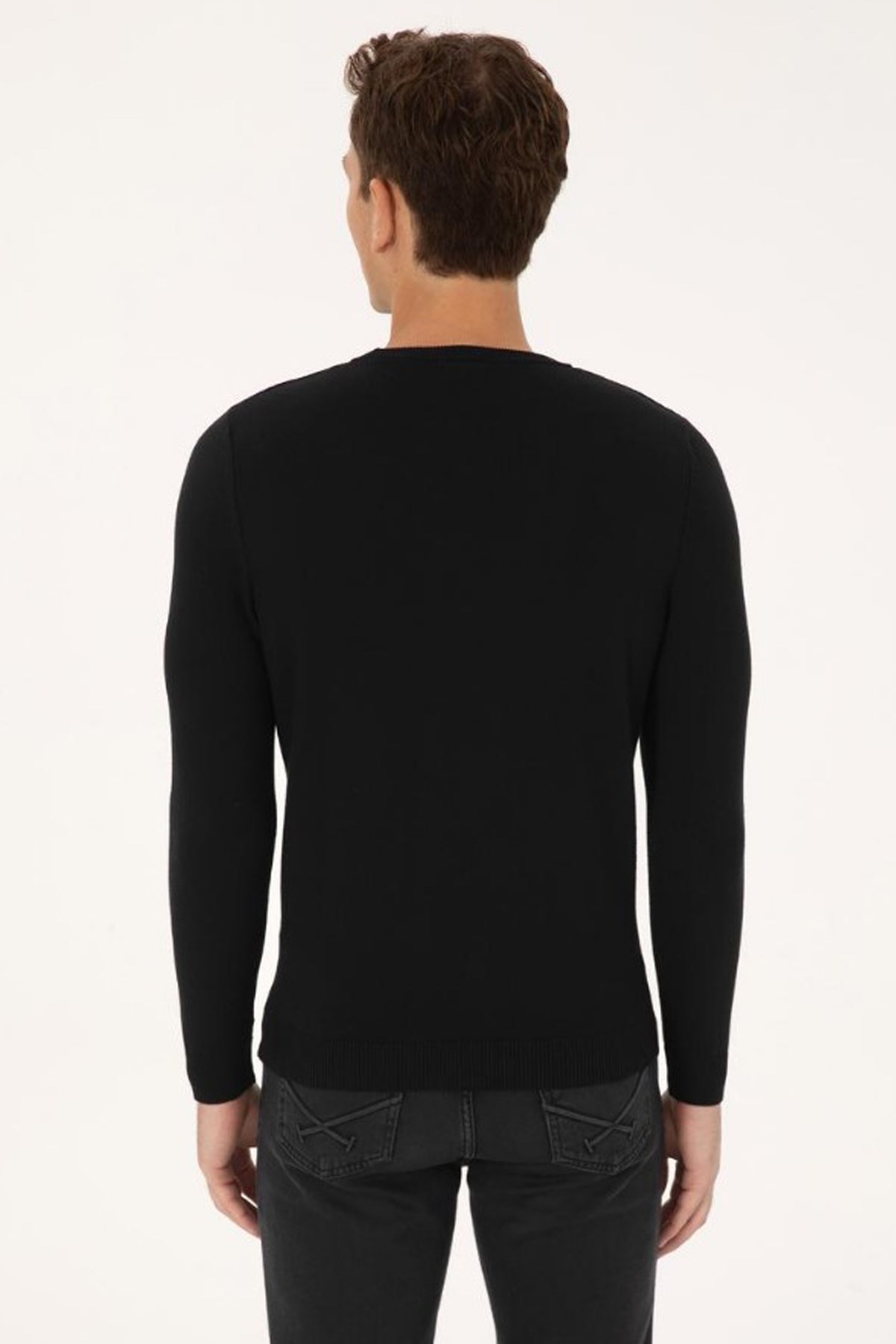 U.S. Polo Assn. Erkek Kazak 50307982-VR046 Siyah