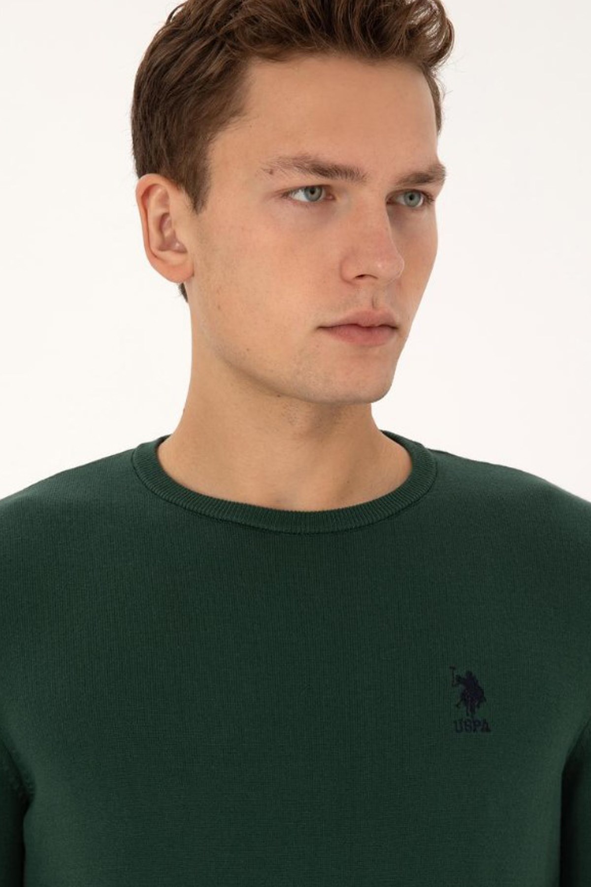 U.S. Polo Assn. Erkek Kazak 50307982-VR079 Yeşil