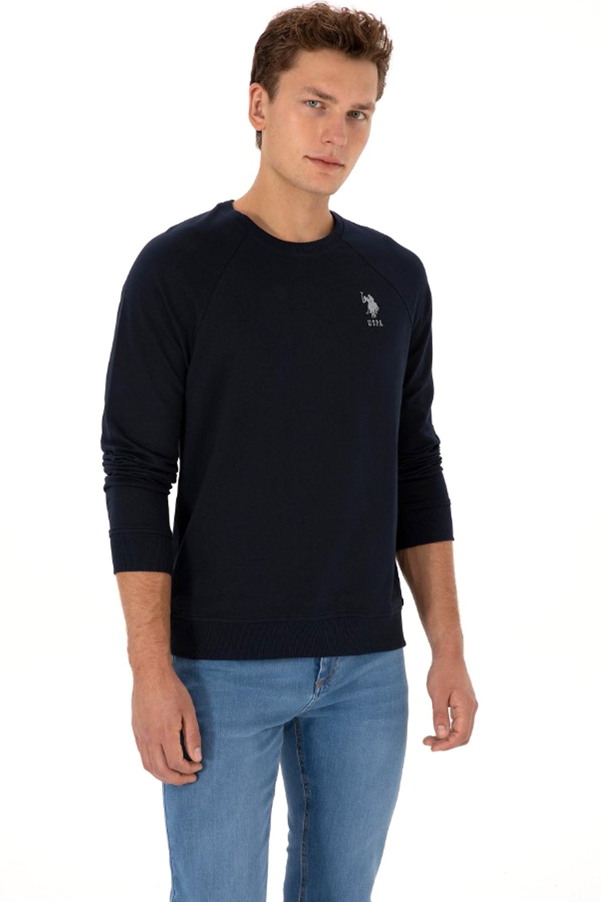 U.S. Polo Assn. Erkek Sweatshirt 50308103-VR033 Lacivert