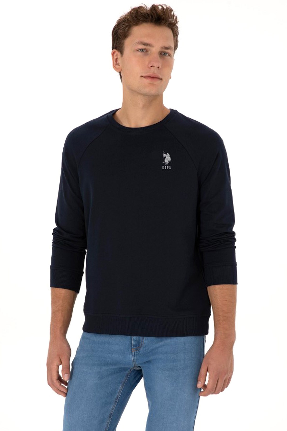 U.S. Polo Assn. Erkek Sweatshirt 50308103-VR033 Lacivert