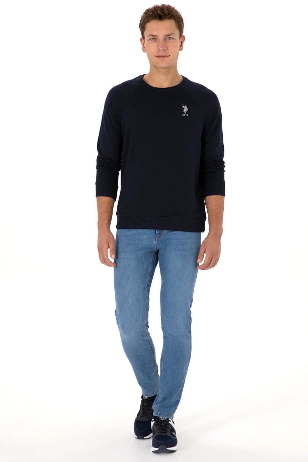 U.S. Polo Assn. Erkek Sweatshirt 50308103-VR033 Lacivert