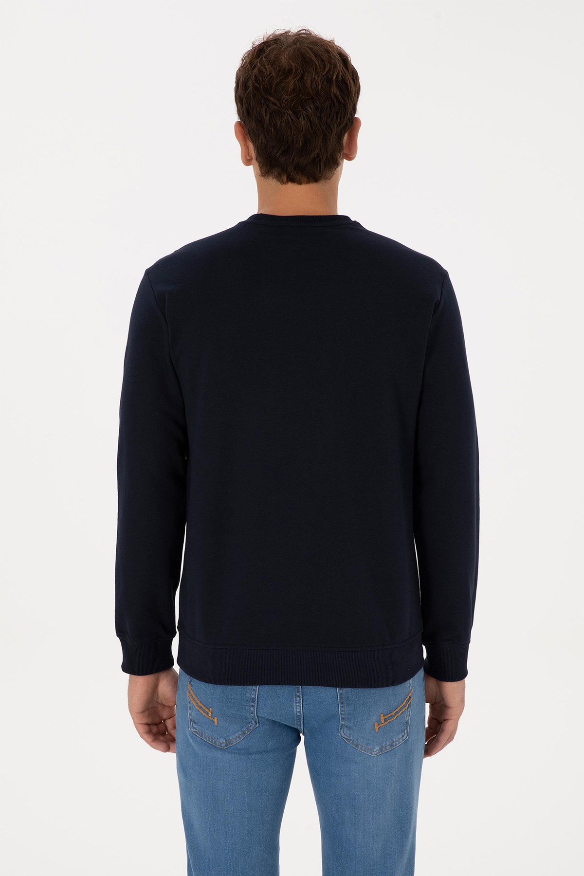 U.S. Polo Assn. Erkek Sweatshirt 50308149-VR033 Lacivert