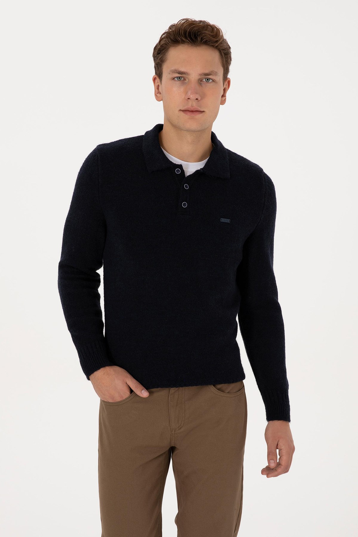 U.S. Polo Assn. Erkek Kazak 50308276-VR033 Lacivert