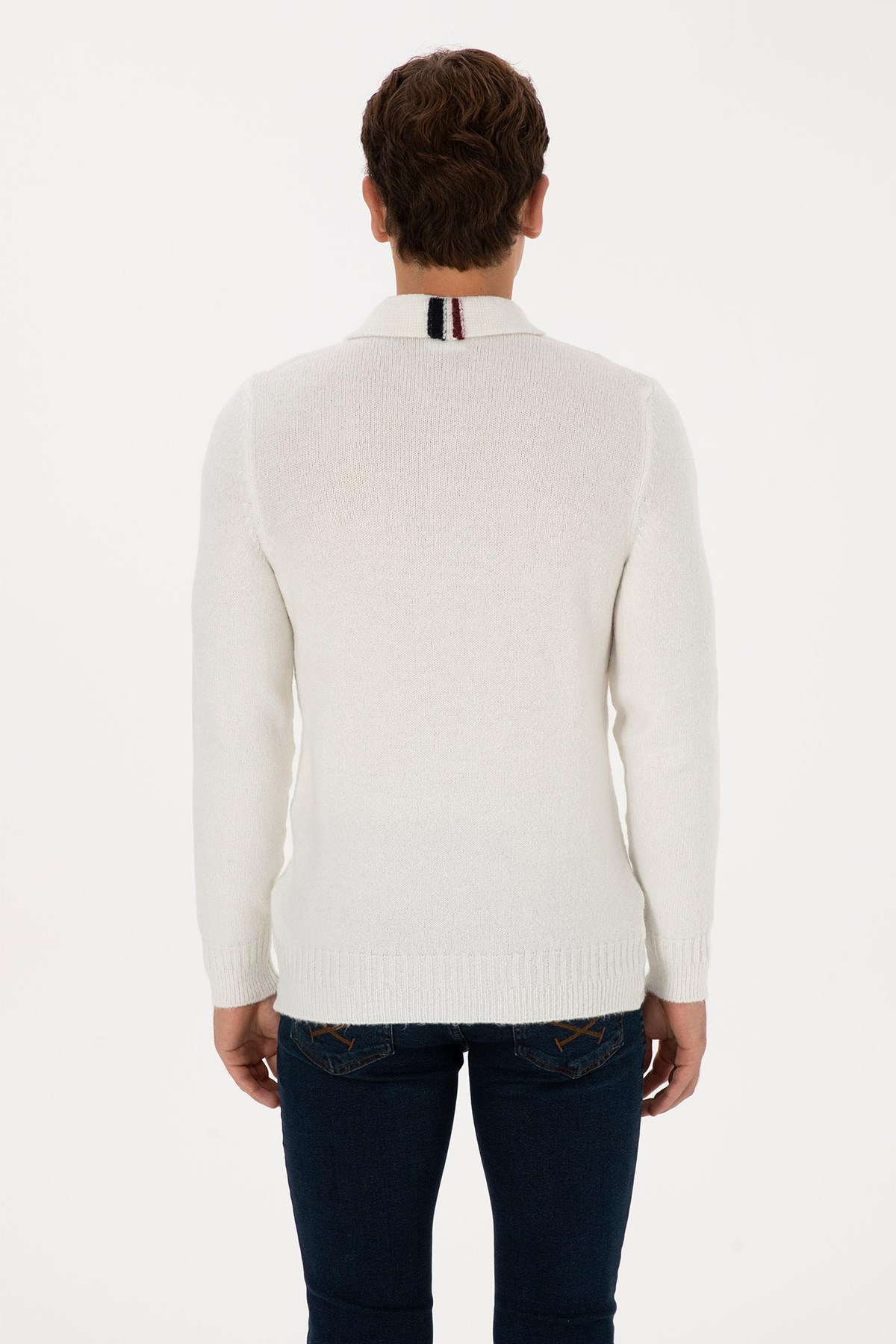 U.S. Polo Assn. Erkek Kazak 50308276-VR256 Bej