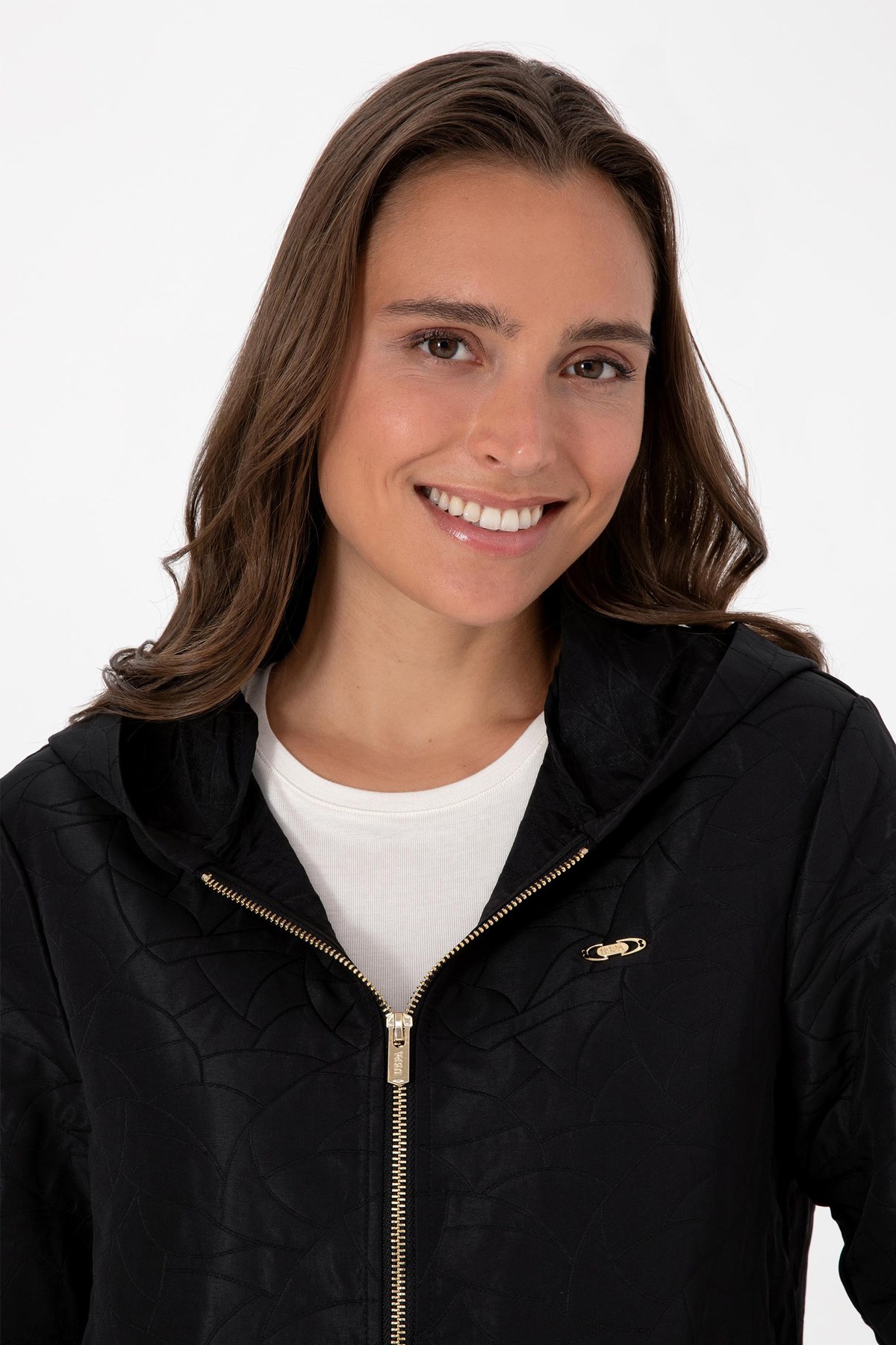 U.S. Polo Assn. Kadın Mont 50308624-VR046 Siyah